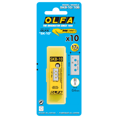 Сменные лезвия OLFA SKB-10/10B для CS-10 17.8мм, 10шт